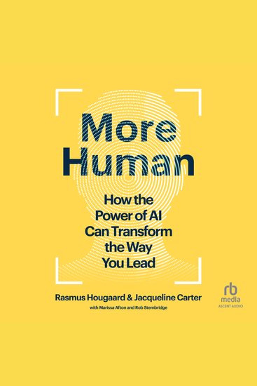 More Human - How the Power of AI Can Transform the Way You Lead - cover