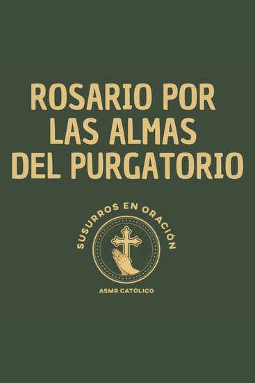 Rosario por las almas del purgatorio - cover
