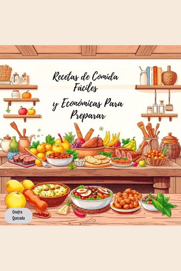 Recetas de Comida Fáciles y Económicas Para Preparar - cover