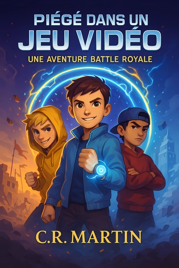 Piégé dans un jeu vidéo - roman jeunesse dès 9 ans | Battle Royale & Aventure - cover
