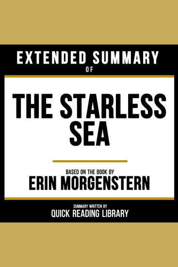 Extended Summary - The Starless Sea - Based On The Book By Erin Morgenstern - cover