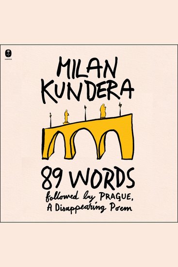 89 Words followed by Prague A Disappearing Poem - cover