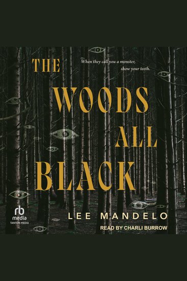 The Woods All Black - cover