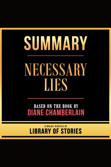 Summary - Necessary Lies - Based On The Book By Diane Chamberlain - cover