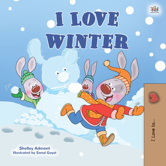 I Love Winter - English children's book - cover