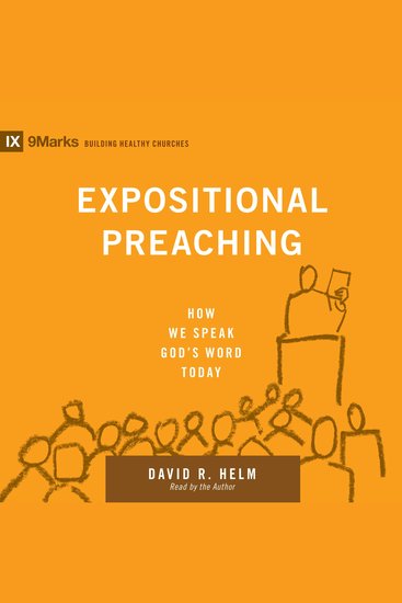 Expositional Preaching - How We Speak God's Word Today - cover