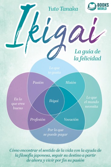 IKIGAI - La guía de la felicidad: Cómo encontrar el sentido de la vida con la ayuda de la filosofía japonesa seguir su destino a partir de ahora y vivir por fin su pasión - cover