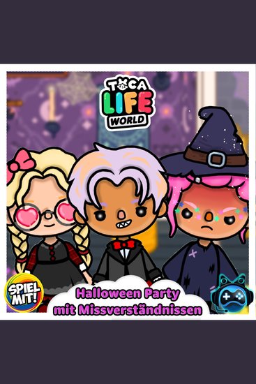 Halloween Party mit Missverständissen - Toca Boca Story - cover