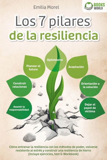 Los 7 pilares de la resiliencia: Cómo entrenar la resiliencia con los métodos de poder volverse resistente al estrés y construir una resiliencia de hierro (incluye ejercicios test & Workbook) - cover
