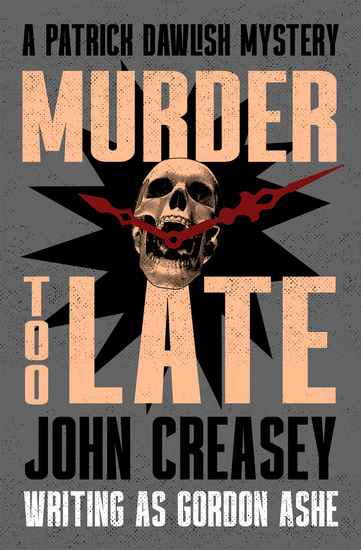 Murder Too Late - cover