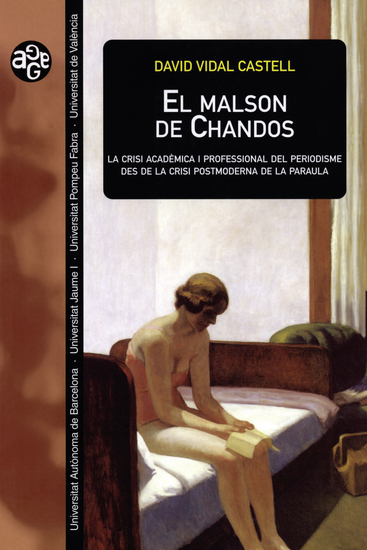 El malson de Chandos - La crisi acadèmica i professional del periodisme des de la crisi postmoderna de la paraula - cover