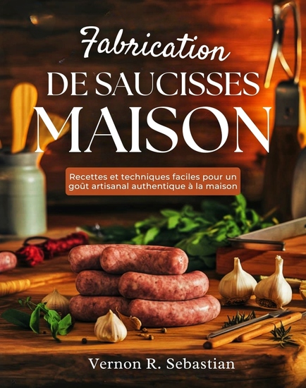 Fabrication de saucisses maison - Recettes et techniques faciles pour un goût artisanal authentique à la maison - cover