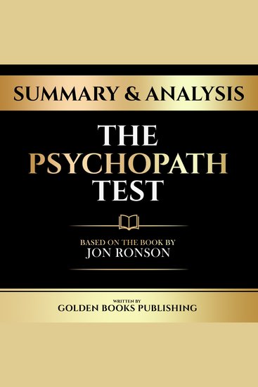 Summary & Analysis - The Psychopath Test - Based On The Book By Jon Ronson - cover