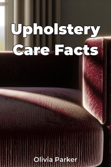 Upholstery Care Facts - cover