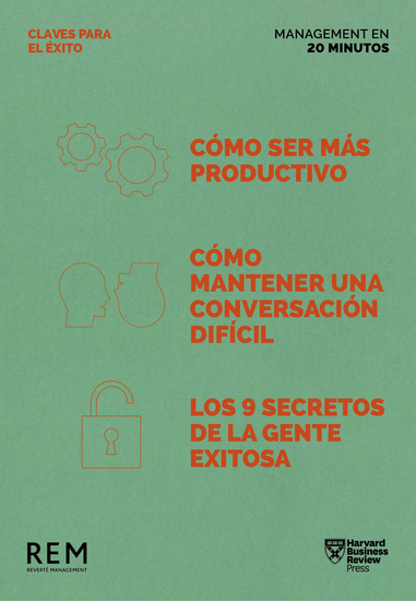 Estuche Management en 20 Minutos HBR: Claves para el éxito - Cómo ser más productivo - Cómo mantener una conversación difícil - Los 9 secretos de la gente exitosa - cover