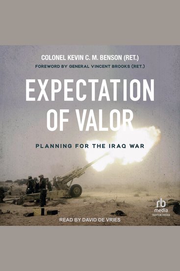 Expectation of Valor - Planning for the Iraq War - cover
