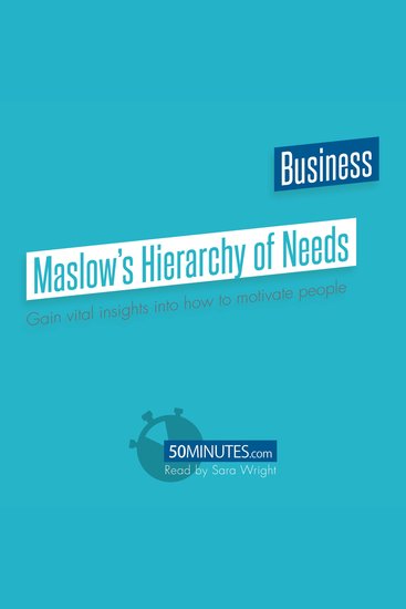 Maslow's Hierarchy of Needs - Gain vital insights into how to motivate people - cover