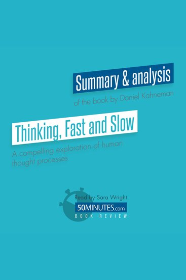 Book Review: Thinking Fast and Slow by Daniel Kahneman - A compelling exploration of human thought processes - cover