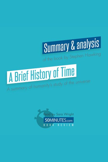 Book Review: A Brief History of Time by Stephen Hawking - A summary of humanity's study of the universe - cover