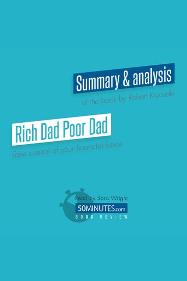 Book Review: Rich Dad Poor Dad by Robert Kiyosaki - Take control of your financial future - cover