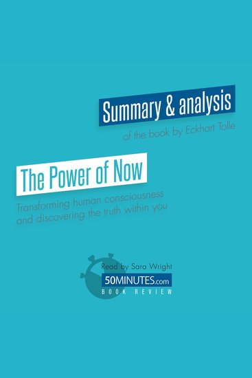 Book Review: The Power of Now by Eckhart Tolle - Transforming human consciousness and discovering the truth within you - cover