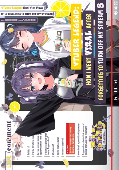VTuber Legend: How I Went Viral after Forgetting to Turn Off My Stream Volume 8 - cover