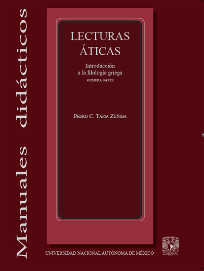 Lecturas áticas Introducción a la filología griega Primera parte - cover