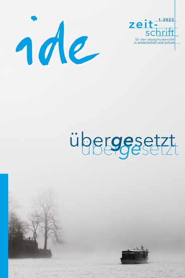 übergesetzt - Sprachmittlung und Translation im Deutschunterricht - cover