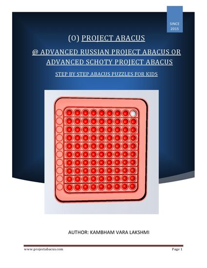 Advanced Russian Project Abacus (or) Advanced Schoty Project Abacus - Advanced Russian Project Abacus (or) Advanced Schoty Project Abacus - cover