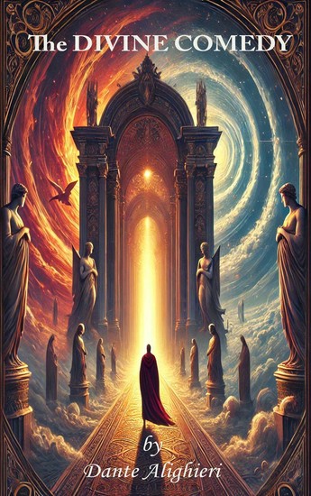 The Divine Comedy - Dante's Epic Journey Through Hell Purgatory and Paradise - cover