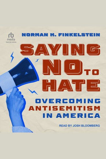 Saying No to Hate - Overcoming Antisemitism in America - cover
