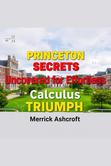 Princeton Secrets Uncovered for Effortless Calculus Triumph - "Elevate your calculus skills! Dive into our captivating audiobook designed to ensure your triumph in math!" - cover