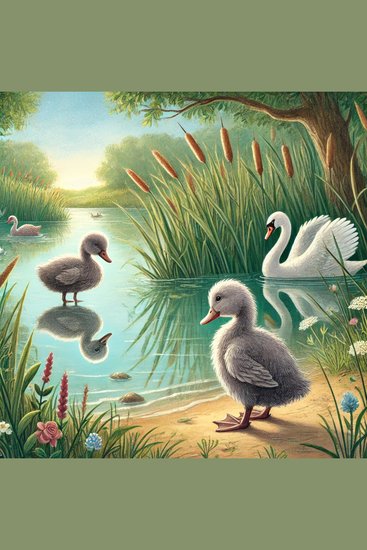 Ugly Duckling The: A Magical Transformation Fairy Tale for Kids - Timeless Story by Hans Christian Andersen - The Journey of Self-Discovery - cover