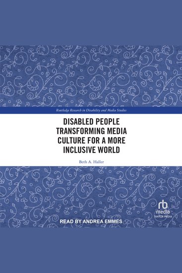 Disabled People Transforming Media Culture for a More Inclusive World - cover