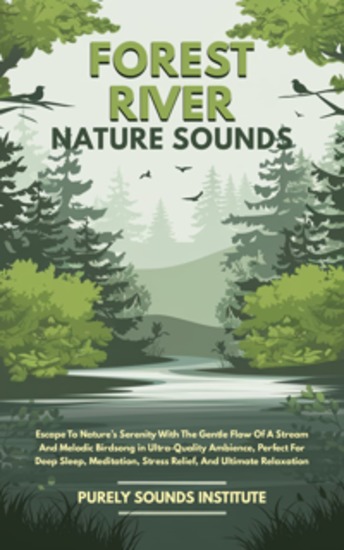 Forest River Nature Sounds: Escape To Nature’s Serenity With The Gentle Flow Of A Stream And Melodic Birdsong in Ultra-Quality Ambience Perfect For Deep Sleep Meditation Stress Relief And Ultimate Relaxation - cover