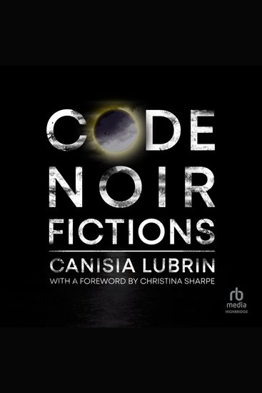 Code Noir - Fictions - cover