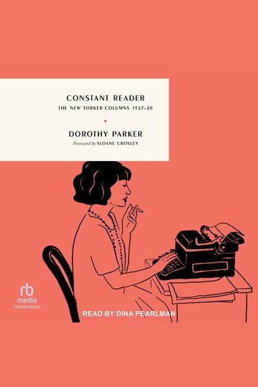 Constant Reader - The New Yorker Columns 1927-28 - cover