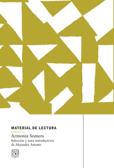 Armonía Somers Material de lectura núm 142 Narrativa Nueva época - cover