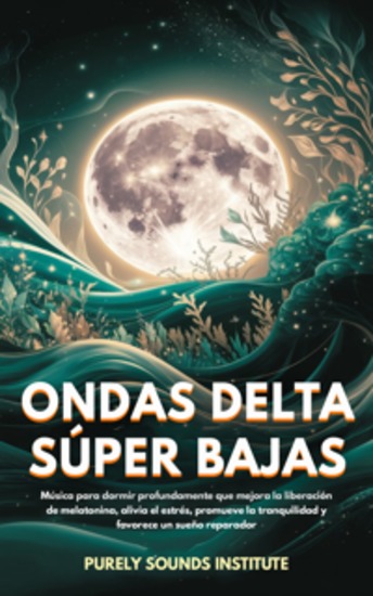 Ondas delta súper bajas: Música para un sueño profundo que potencia la liberación de melatonina alivia el estrés promueve la tranquilidad y favorece un sueño reparador - cover