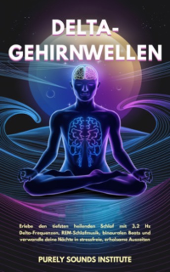 Delta-Gehirnwellen: Erlebe den tiefsten heilenden Schlaf mit 32 Hz Delta-Frequenzen REM-Schlafmusik binauralen Beats und verwandle deine Nächte in stressfreie erholsame Auszeiten - cover