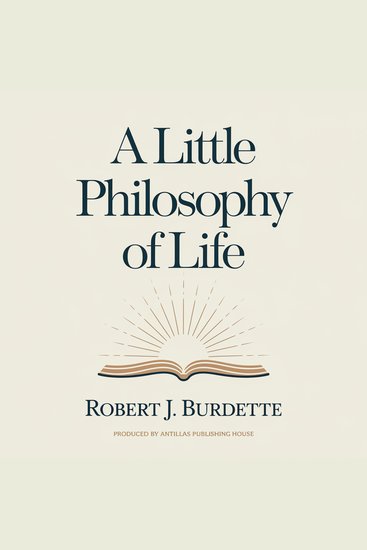 A little philosophy of life - cover