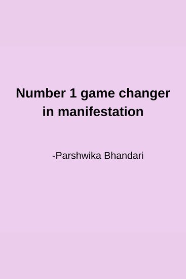 Number 1 game changer in manifestation - this one thing can change the game for you - cover