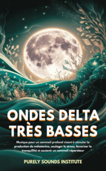 Ondes delta très basses : Musique pour un sommeil profond visant à stimuler la production de mélatonine soulager le stress favoriser la tranquillité et soutenir un sommeil réparateur - cover