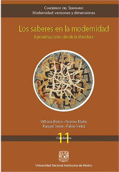 Los saberes en la modernidad Aproximaciones desde la literatura - cover