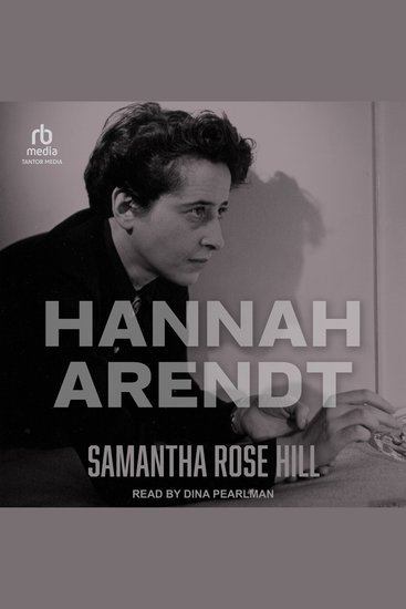 Hannah Arendt - cover