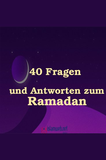 40 Fragen und Antworten zum Ramadan - cover