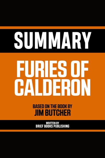 Summary - Furies Of Calderon - Based On The Book By Jim Butcher - cover
