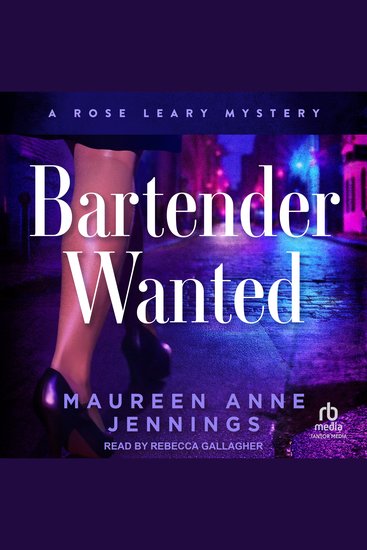Bartender Wanted - cover