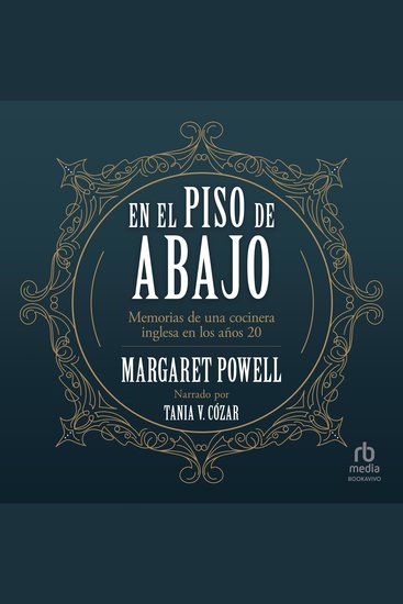 En el piso de abajo - Memorias de una cocinera inglesa de los años 20 - cover