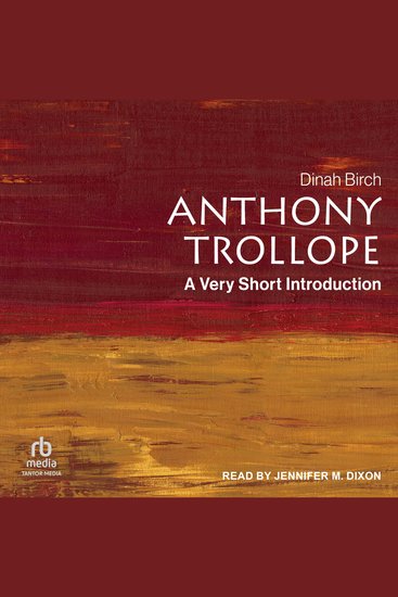 Anthony Trollope - A Very Short Introduction - cover